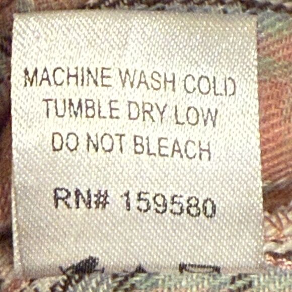 Pink Lily Button Down Flannel Shirt Front Pocket Pink Flannel Size Small - Picture 10 of 10